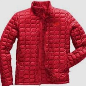 The North Face Bold Red Puffer Jacket